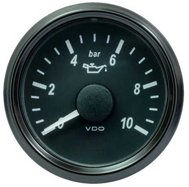 VDO SingleViu Oil Pressure Gauge 10bar